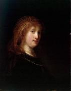 REMBRANDT Harmenszoon van Rijn, Portrait of Saskia van Uylenburg